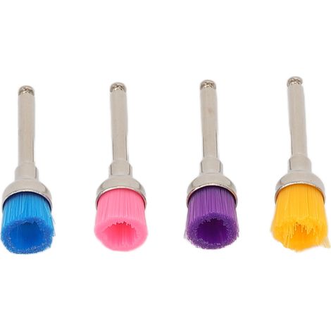 100 Brosses de Polissage Dentaire Jetables, Kit de Blanchiment Professionnel pour Cliniques et Cabinets Dentaires - Multicolore (1/5)