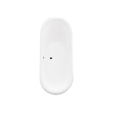 Baignoire îlot DANAKOS II 190x77 cm - Blanc - Blanc