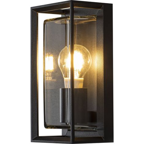 Applique murale Brindisi Verre Noir mat KONSTSMIDE (1/3)