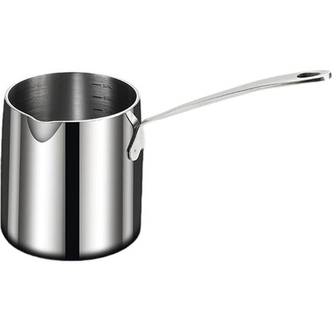 Hervidor de agua con asa larga, acero inoxidable, 900 ml, 11,5 x 10 cm, cocina (1/5)