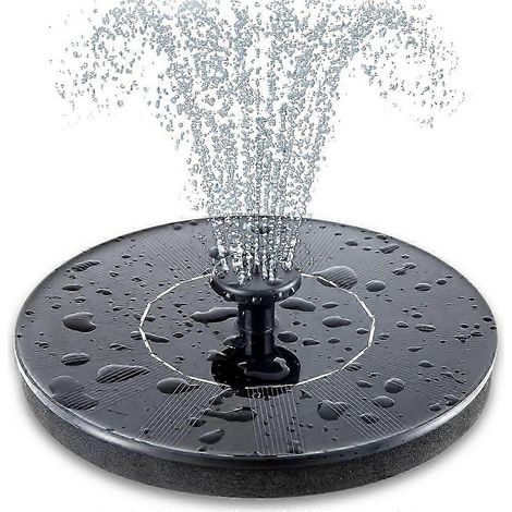 Pompe à eau solaire pour bain d'oiseaux, 3,5 W, avec 6 buses, autoportante, conforme aux normes européennes (1/5)