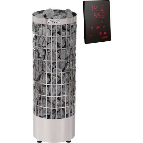 Harvia Cilindro XE 9 kW PC90XE finnischer Saunaofen inkl. Steuerung Xenio - Touchbedienfeld