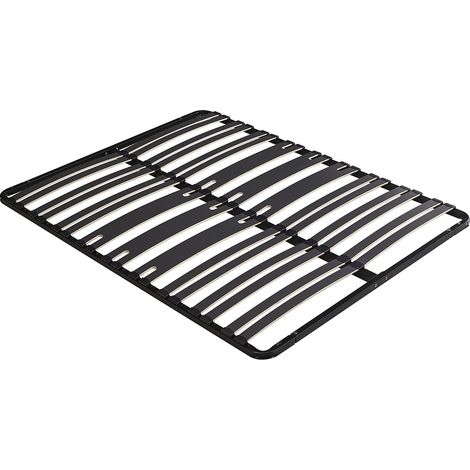 Rete a doghe  140x190 2x15 doghe 3 zone supporto lombare rinfor. Senza piedi Nero - CERRISI di YSMÉE