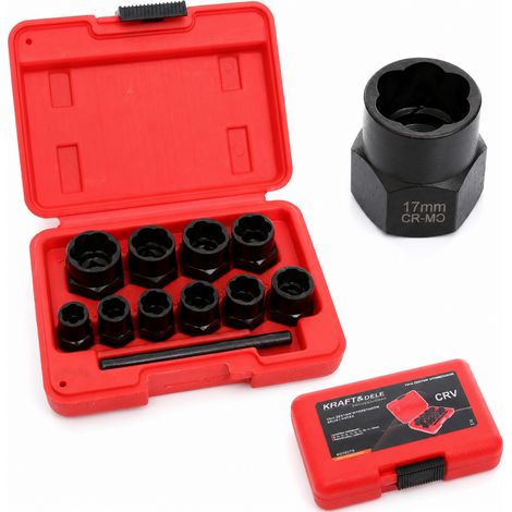 Extracteurs de vis à profil haut, lot de 10  Kraft&Dele (1/5)
