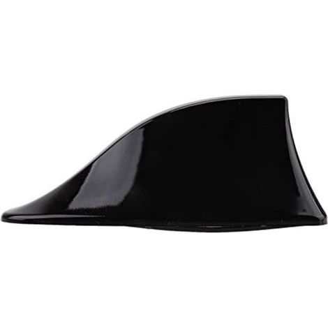 Antenne Requin Antenne D'aileron de Requin Universelle Antenne de Voiture avec AM FM Radio Signal Base étanche (Noir)