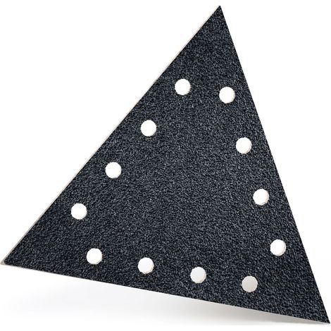 MENZER Black Klett-Schleifscheiben, 290 x 250 mm, 12-Loch, f. Trockenbauschleifer, Siliciumcarbid (10 Stk.) K16
