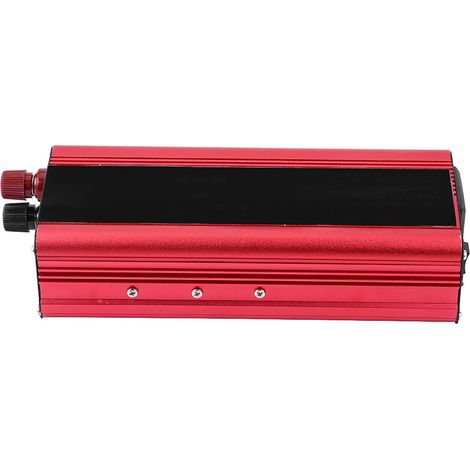 Convertisseur de courant pour voiture 2000 W avec chargeur USB et adaptateur convertisseur à onde sinusoïdale corrigée CC 12 V/24 V vers CA 220 V (1/5)