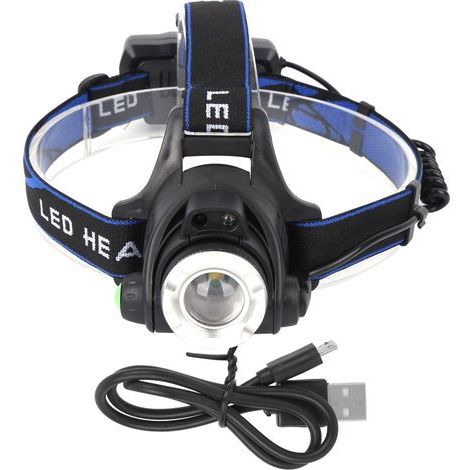 Jeffergarden Lampe Frontale LED Rechargeable par USB, Lampe Frontale LED pour Camping en Plein Air, Fournitures pour l'apiculture (1/5)