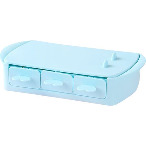 Moule à glace silicone alimentaire 6 cases bleu pour enfants, DIY popsicles maison, moule à esquimaux réutilisable. (1/5)