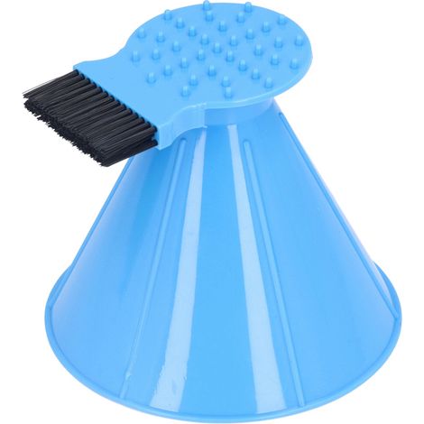 Grattoir à glace conique en plastique multifonctionnel avec brosse pour pare-brise de voiture (1/5)