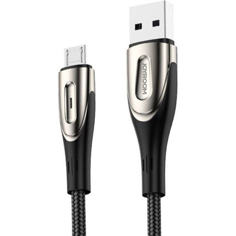 Câble Usb-A - Microusb - Indicateur De Charge - 2 M - Noir - 3 A (1/5)