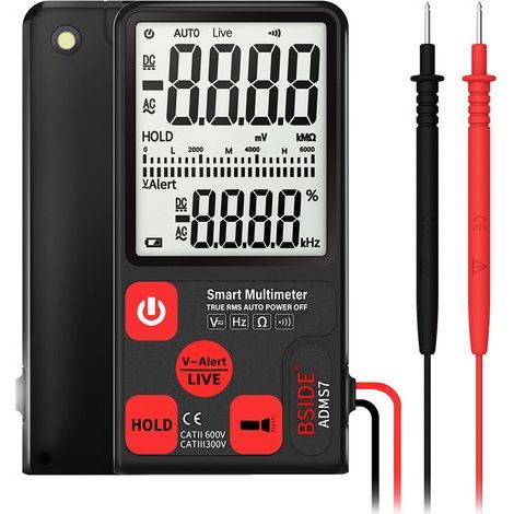 ADMS7 ultraschlankes Auto-Multimeter mit großem Display (1/5)
