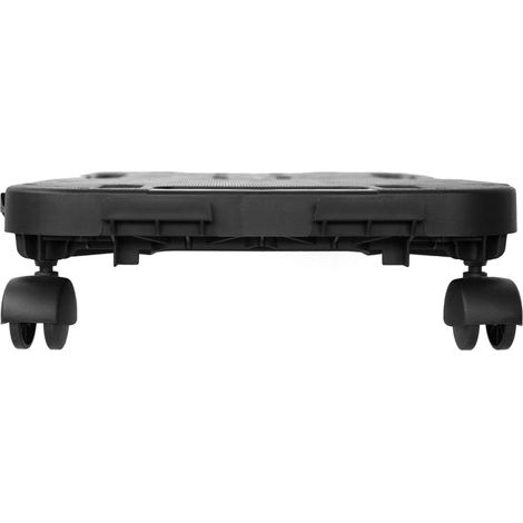 Chariot de transport et rouleur de meuble en polypropylène 200 kg noir 48 x 29 x 12,5 cm (1/5)