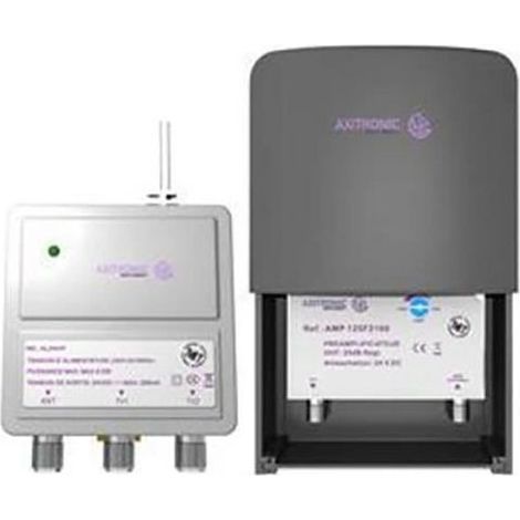 Amplificateur antenne 25dB 1 entrée 2 sorties 21/60 LTE
