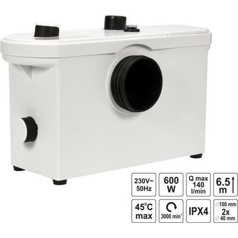 Trituratore per pompa WC, miscelatore, mulino
