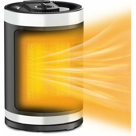 Radiateur soufflant Céramique Radiateur et Ventilateur Soufflant Instant Comfort Aqua Chauffage d’Appoint Salle de Bain Ventilation Chaud Froid 3 Vitesses 1500W Silencieux (1/4)