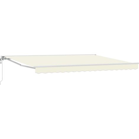 Elektrische ausziehbare Markise Creme 5 x 3 m