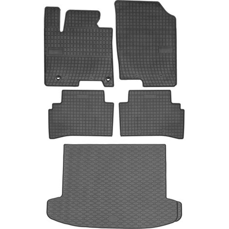 Hyundai Tucson IV SUV de diciembre de 2020 SET - Alfombrillas de goma para coche + alfombrilla para maletero (1/5)