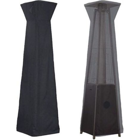 Funda impermeable de tela Oxford 210D para calentador de patio, funda protectora para calentador de patio, funda a prueba de polvo y viento para calentador de patio exterior, color negro.