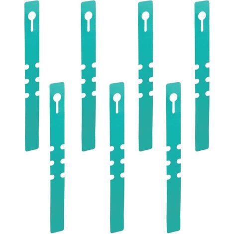 Lot de 100 étiquettes de plantes en plastique vert réglables à suspendre autour de l'arbre pour plantes de jardin, graines, légumes, fleurs, plantes en pot, jardinage, 2 x 21 cm (1/5)