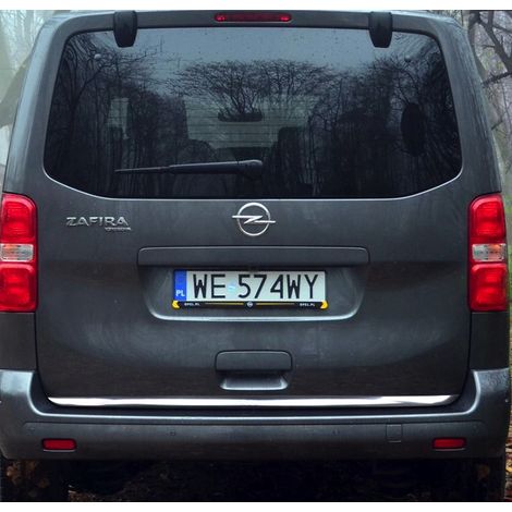 Opel Zafira Life 2019+ Finitura cromata per il portellone posteriore (1/5)