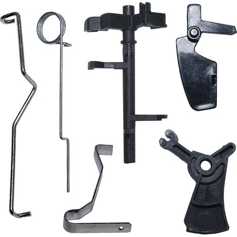 Kit tige de commande d'accélérateur, interrupteur, arbre, contacteur, ressort de déclenchement pour tronçonneuse Stihl 029 039 MS290 MS390 (1/5)