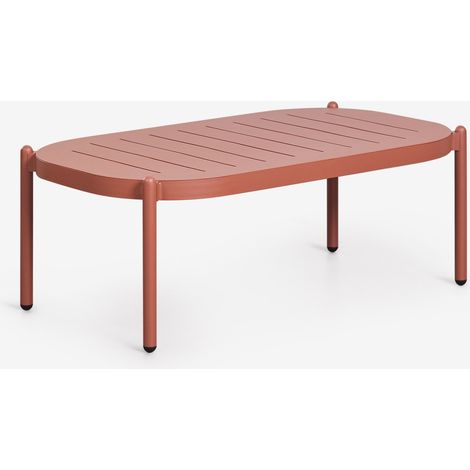 Mesa de centro para jardín rectangular 95x55 cm en aluminio Duroli SKLUM (1/5)