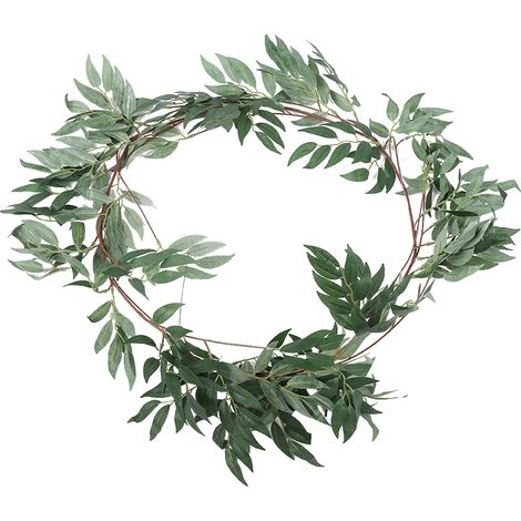 Lierre Artificiel Persistant - Décoration Murale Intérieure Et Extérieure - Faux Feuillage Vert Réaliste - 1 Pièce (1/5)