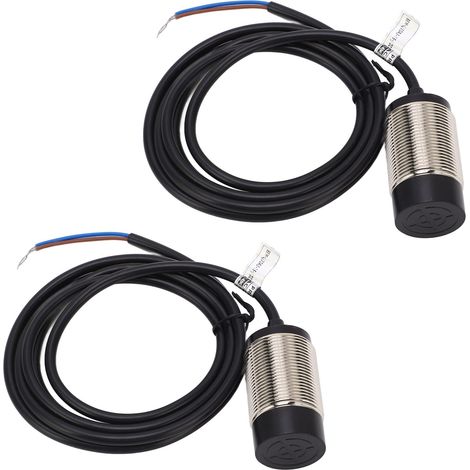 détecteurs de proximité inductifs AC NC normalement fermés, capteur d'approche cylindrique 2 fils, diamètre 30 mm, 110-220 V CA, plage de 15 mm (1/5)