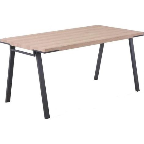 Tavolo da Cucina, Tavolo da Pranzo Rettangolare Marrone per la Casa 160x90x76 cm, Grazalema