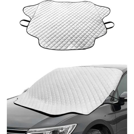 Pare-brise avant 190x126 cm - Protection soleil, vent et neige - Aluminium/polyester multicouche - E382DFBLZYB001 (1/5)