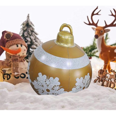 Decoraciones navideñas inflables para exteriores, adornos inflables gigantes para árboles de Navidad, decoraciones navideñas inflables para exteriores. (1/5)