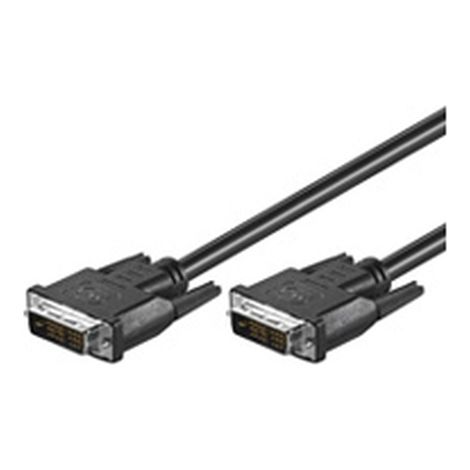 goobay 50850 Cable DVI-D FullHD Single Link, niquelado