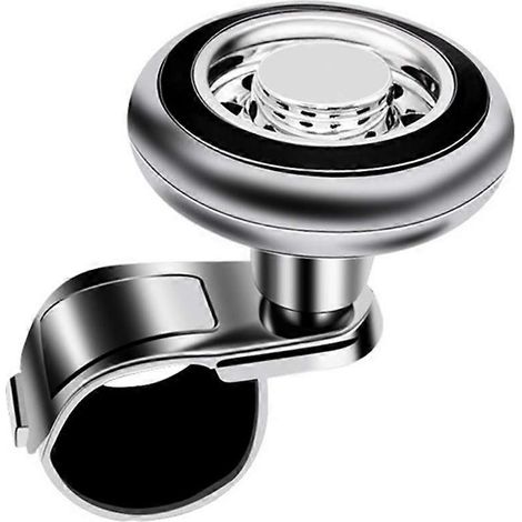 Pommeau de volant, poignée de volant universelle en acier inoxydable pour voiture, poignée auxiliaire à boule pour volant de voiture (1/5)