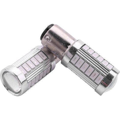 ampoules rouges 1157 P21/5w Bay15d à feu stop ultra-lumineux (1/5)
