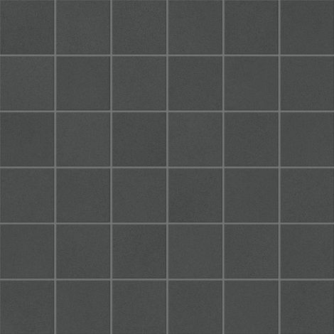 Mosaïque effet Béton Gris Nuit 4,8x4,8 cm Quadra 30x30x0,9 cm Mat Montera - Sol et mur intérieur (vendu par carton de 0,9 m²) - RO'MA CARRELAGE