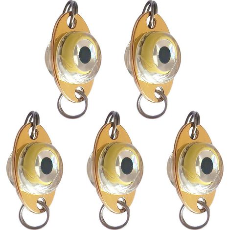 1 Leurre, Cuillère de pêche LED, Étanche, Clignotante, ABS, Pour eau douce et salée (1/5)