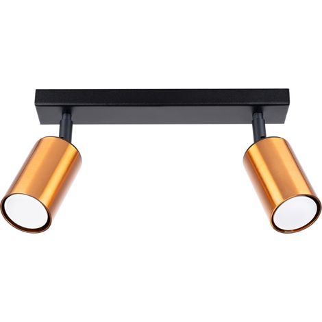 Ceiling lamp WINX 2 black/cooper (1/5)