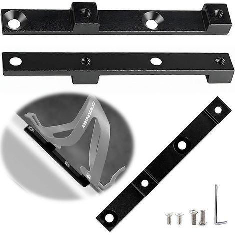Adaptateur de porte-bidon en alliage d'aluminium, ajusteur de position du trou du porte-bidon, adaptateur de support de porte-bidon pour vélo, accessoires de cyclisme (1/4)