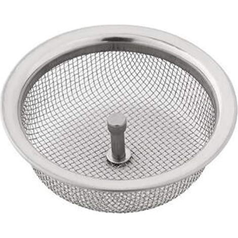 Filtre Évier Inox - Diamètre Extérieur 8,3 Cm - Hauteur 2,8 Cm - Compatible Avec Éviers Standards - 1 Pièce (1/4)