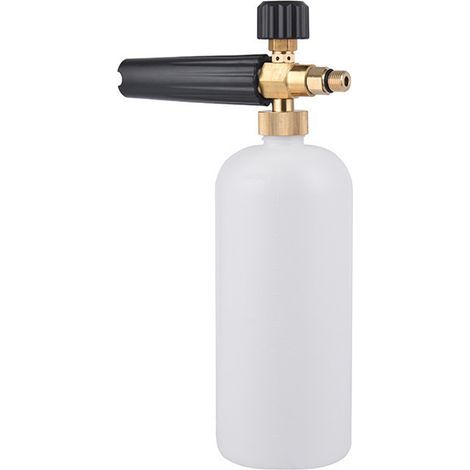 Canon à Mousse Voiture Buse Réglable Jet Puissant Pulvérisation Uniforme Mousse Riche avec 5 Embouts Nettoyeur Haute Pression (1/5)