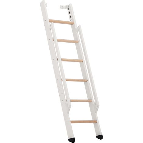 Minka Wangentreppe Strong 152cm max. Geschosshöhe Buche weiß
