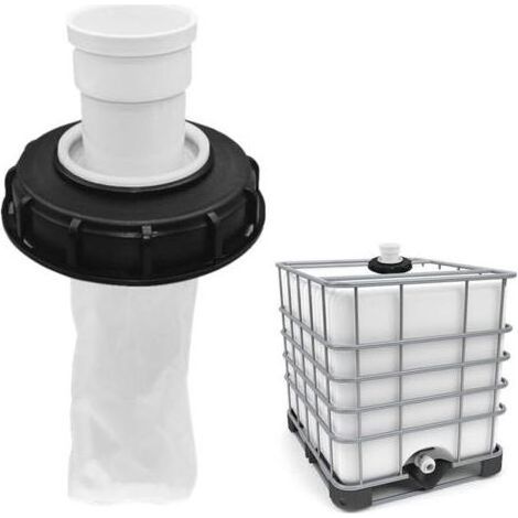 Filtre à Eau IBC 180°, Accessoire de Réservoir Nylon pour Réservoir d'Eau de Pluie, Lavable et Facile à Installer (1/5)