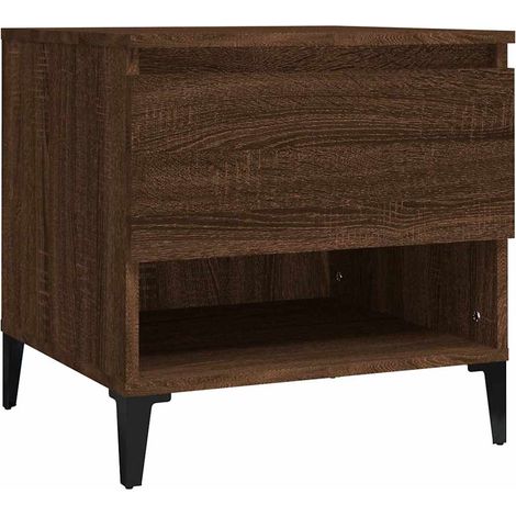 Maison Exclusive - Mesa auxiliar madera contrachapada roble marró (1/5)