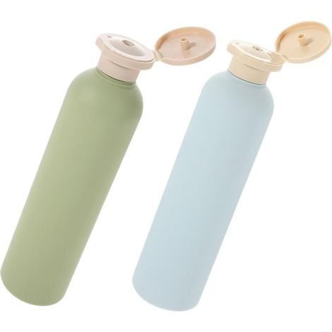 x 260ml Refillable Plastic Bottles for Shampoo and Lotion, Lightweight and Leakproof, for Travel and Daily Use (1/5)