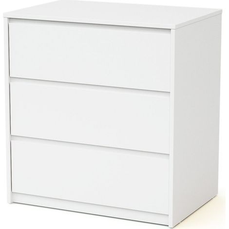 WEBABY - Commode bébé 3 tiroirs en bois UNO (1/3)