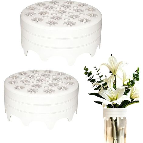 Grille À Fleurs Pour Vase Grille De Fixation Pour Tiges Bouquet En Silicone Support Pour Arrangement Floral pour centre de table dortoir maison chambre salon mariage fête bureau (1/5)