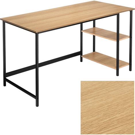 FALUN Moderner Eichen-Loft-Computertisch