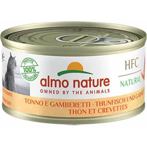 Almo Nature Cat HFC Natural Tonno e Gamberetti 5023H Megapack - Almo Nature Cat HFC Natural Tonno e Gamberetti 5023H Megapack - Lattina Da 70 Gr