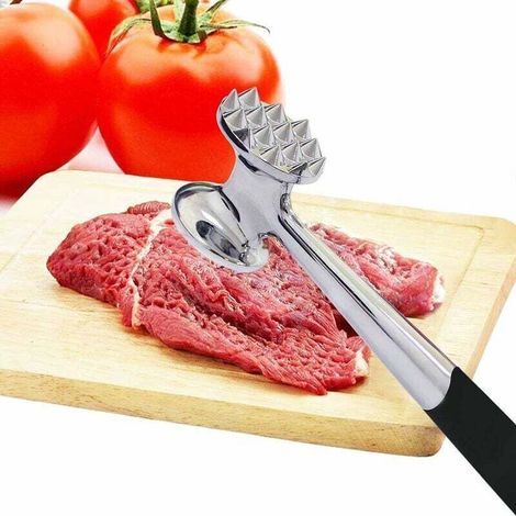Attendrisseur De Viande Robuste en Acier Inoxydable Mœillet à Double Face-Fei Yu (1/4)